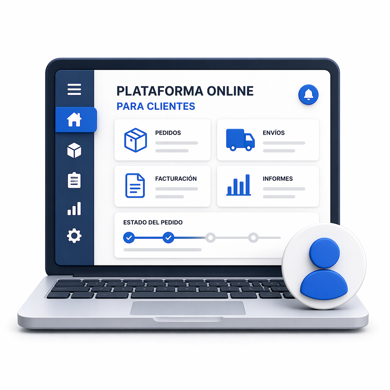Plataforma online para clientes